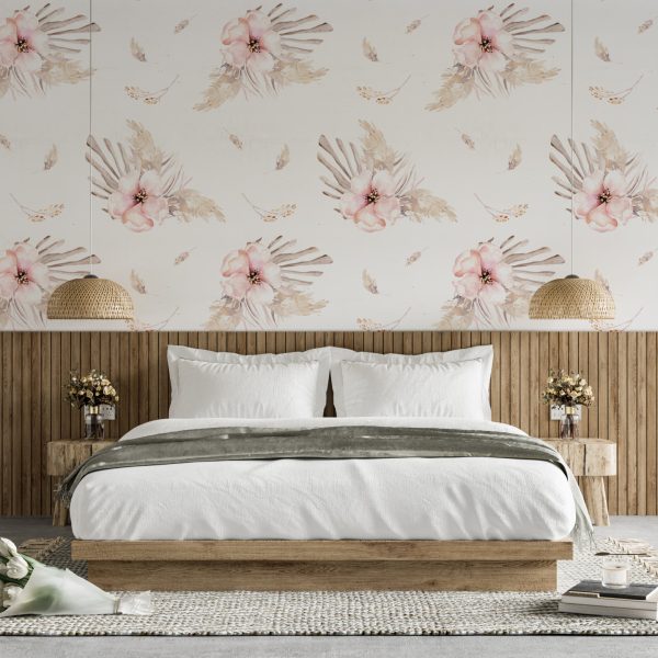 Foto murale Lule të Vogla Rozë