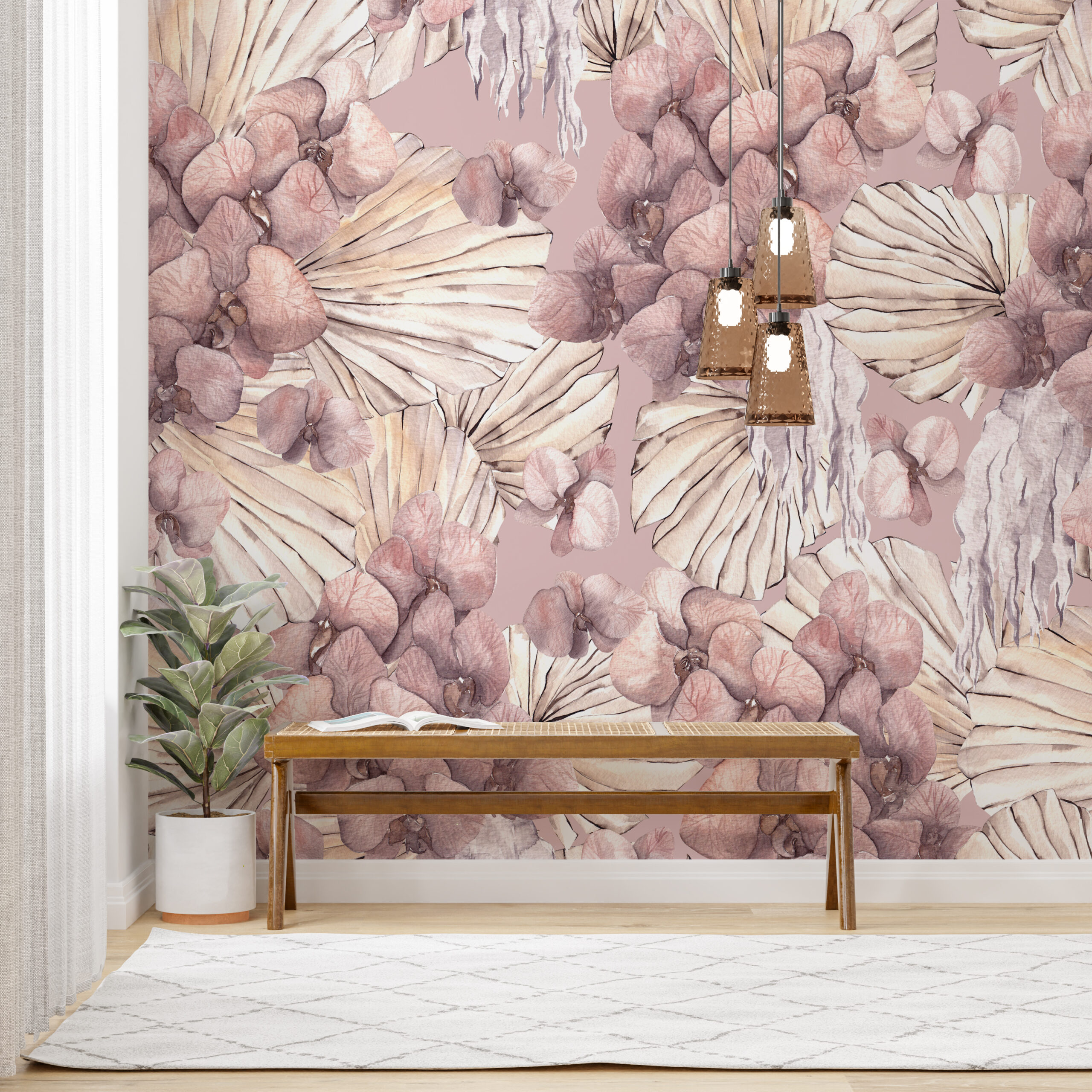 Foto murale Orkide rozë