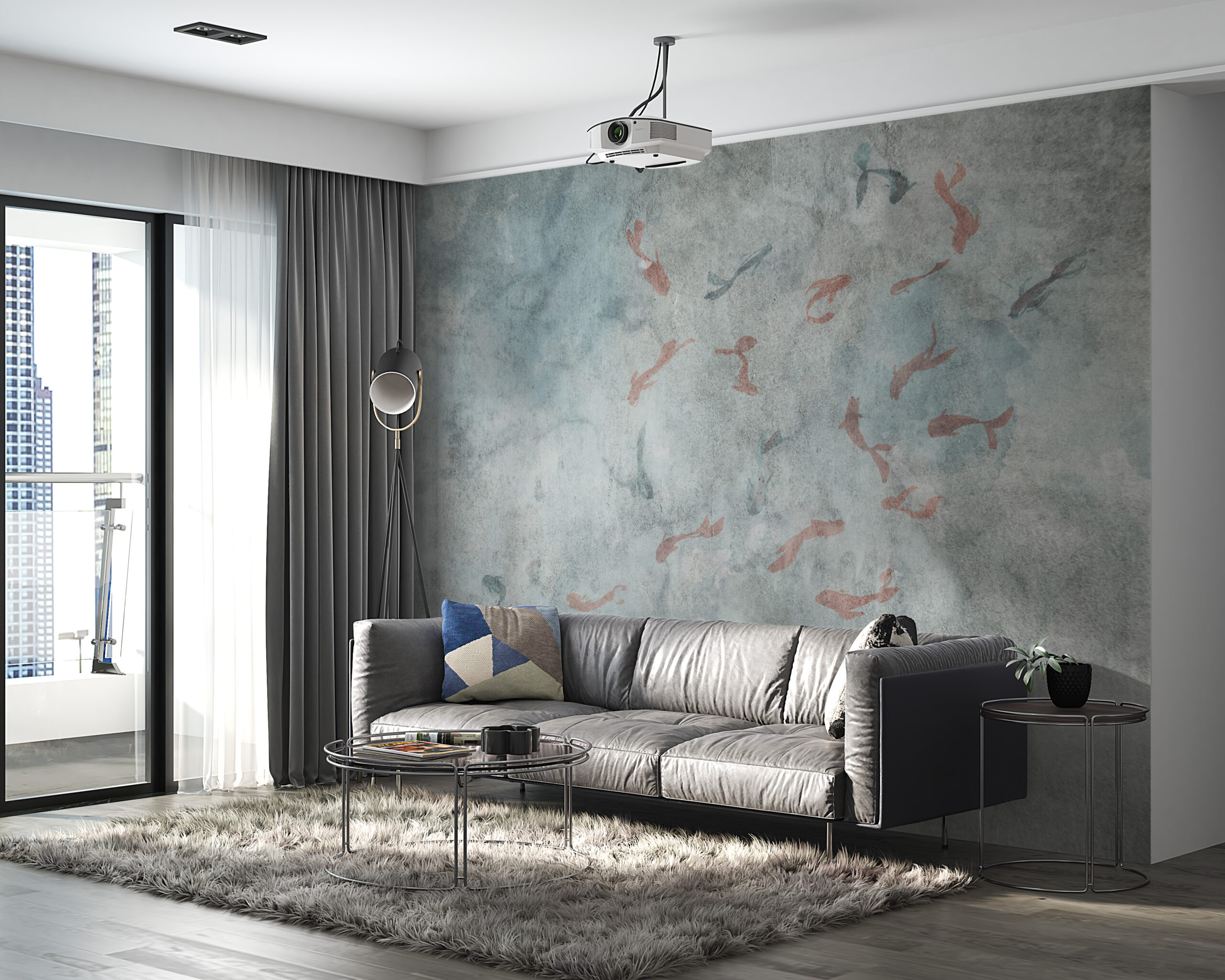 Foto murale Peshqit në Oqean