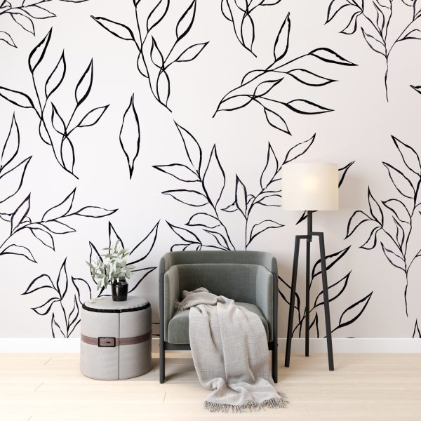 Foto murale Vizatim i degëve