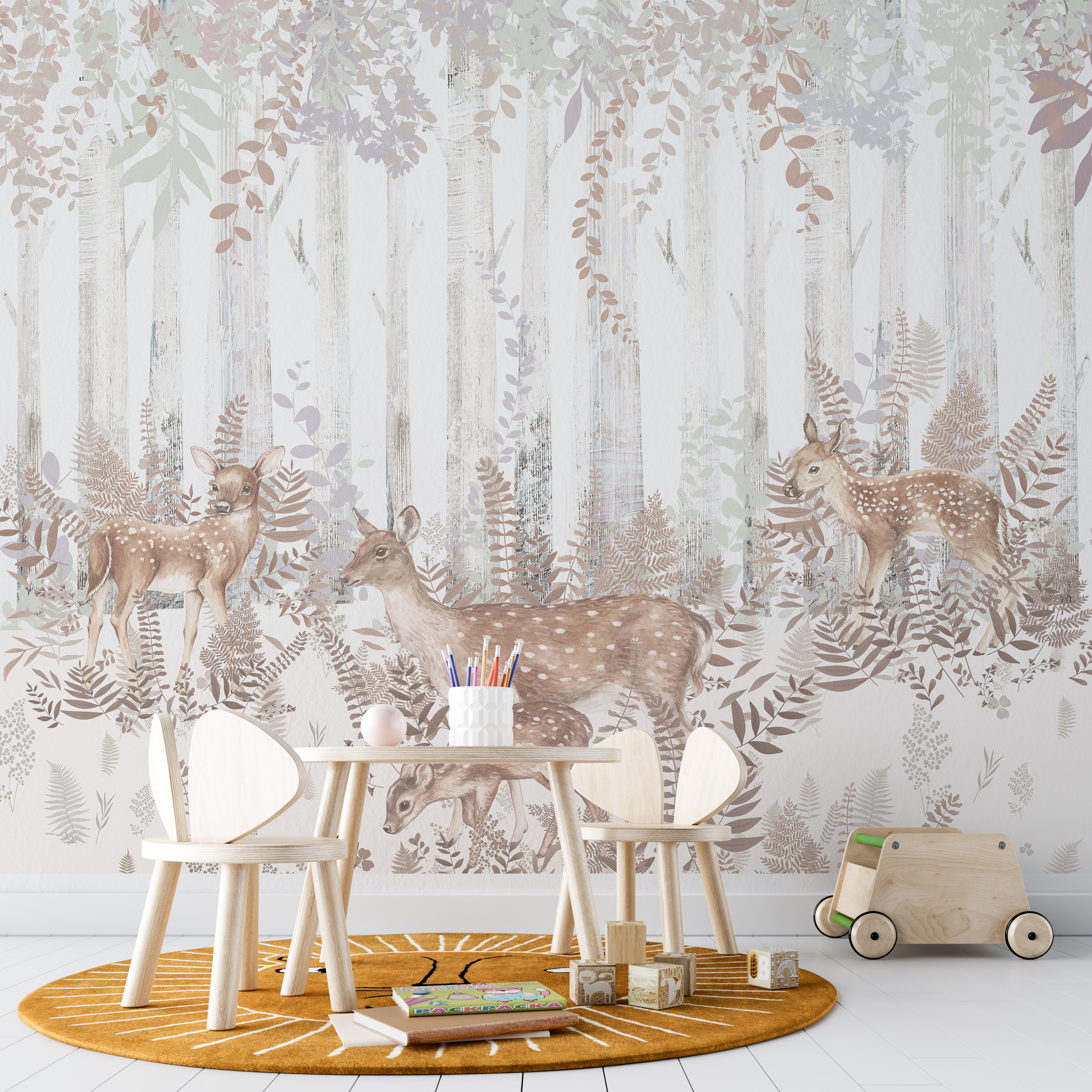 Foto murale Dreri në pyll