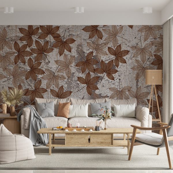 Foto murale Muri i Gjethet e Vogla