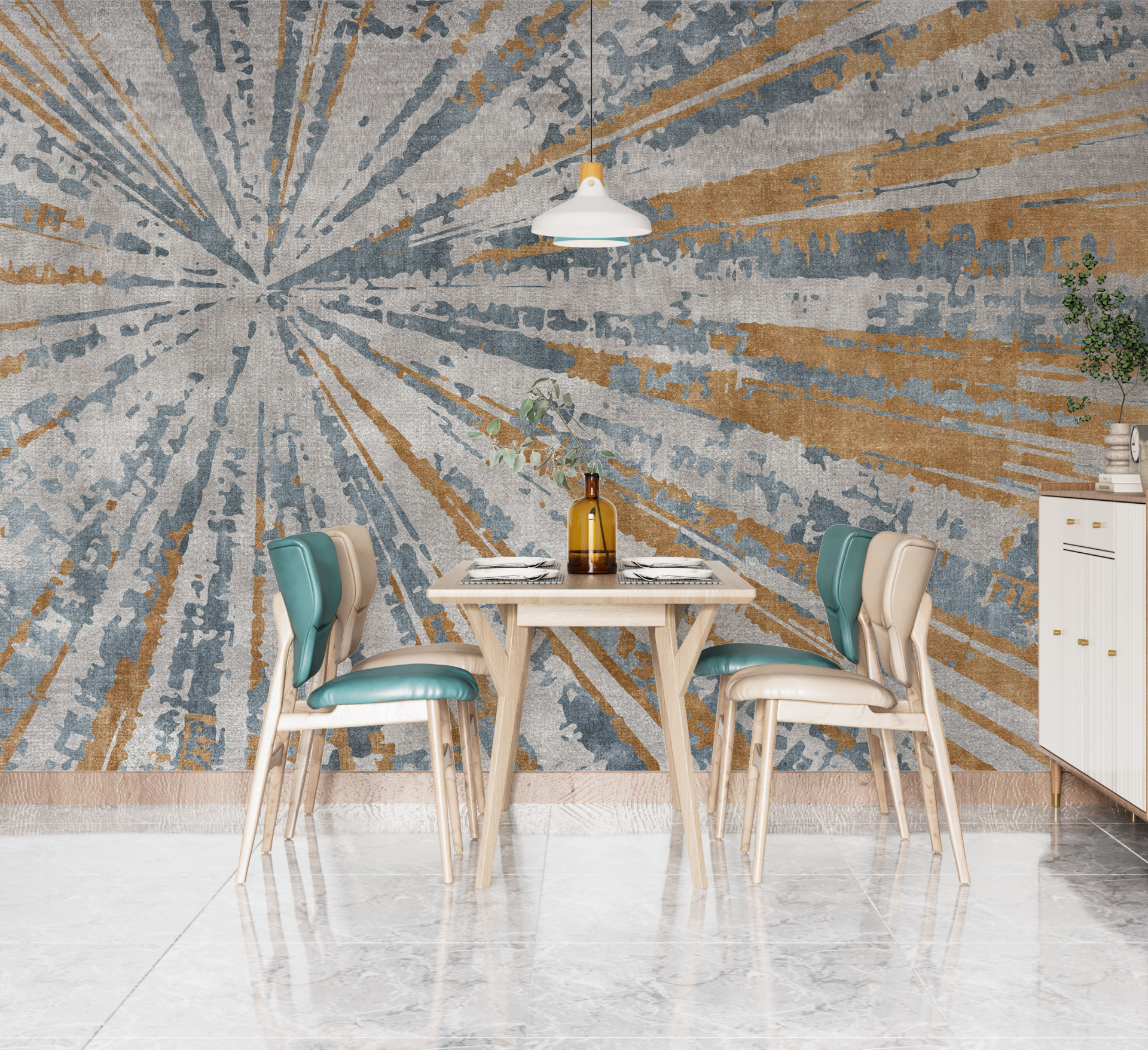 Foto murale Muri i Rrezeve