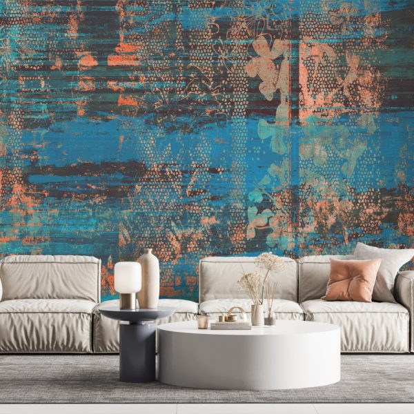 Foto murale Gjurmët në Blu