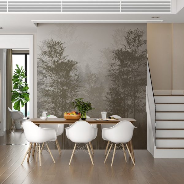 Foto murale Pemë të holla në mjegull