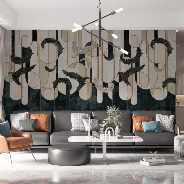 Foto murale Duke rrjedhur poshtë murit