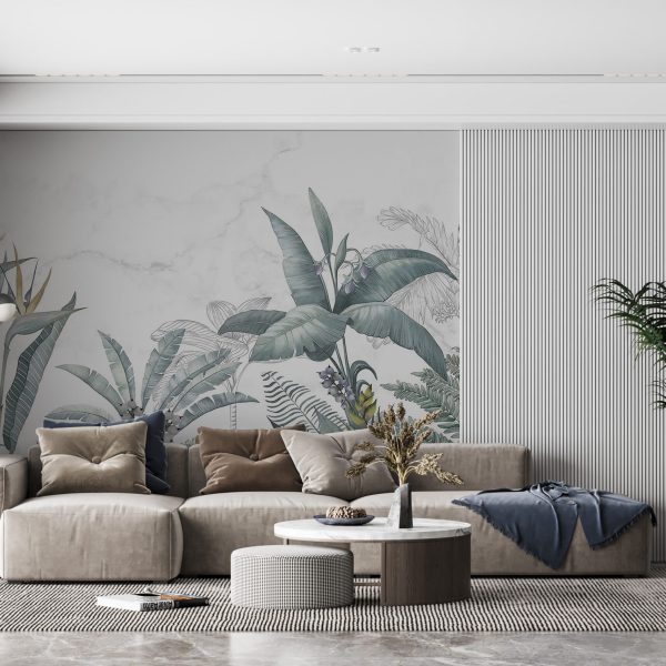 Foto murale Strelitzia pa ngjyrë