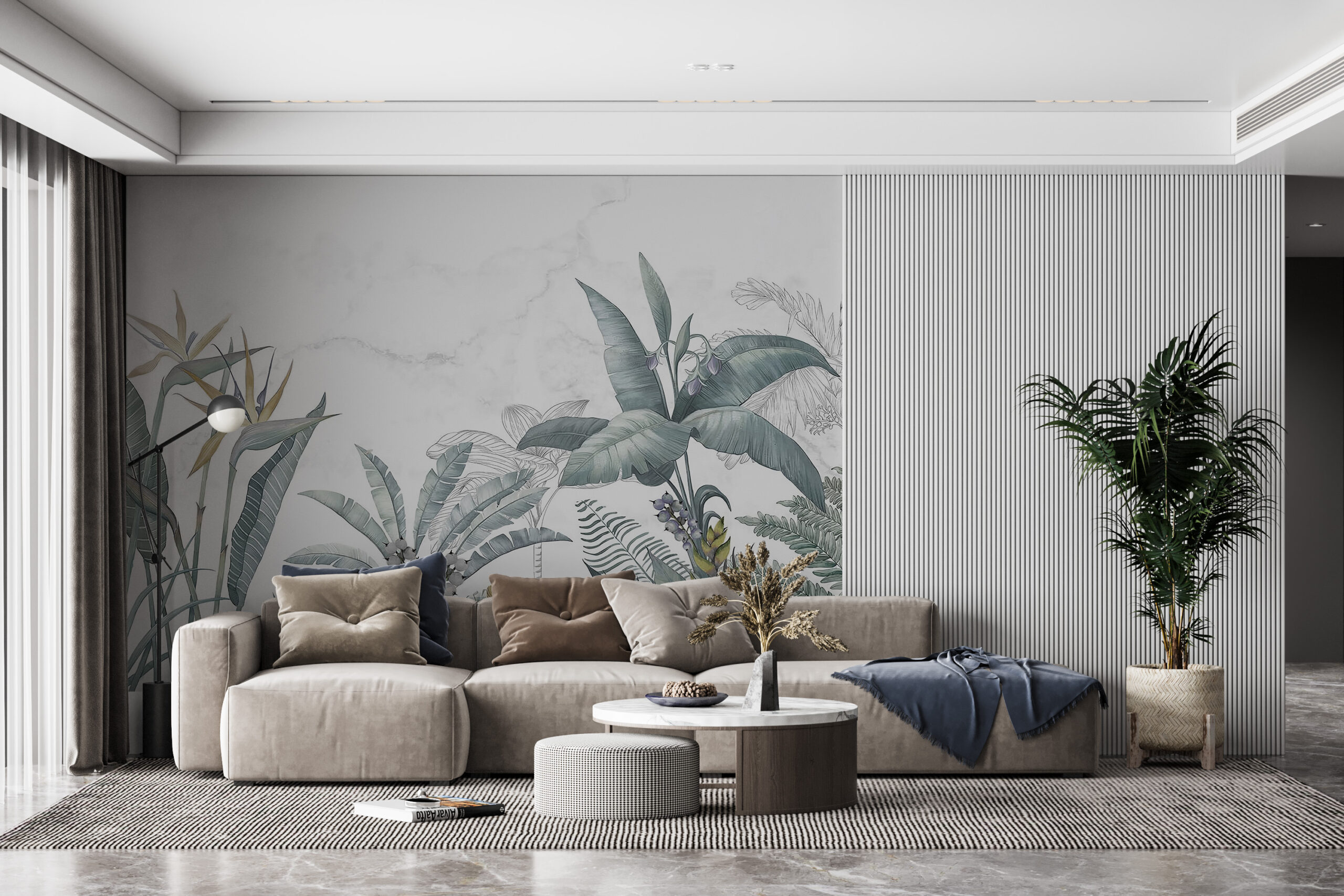 Foto murale Strelitzia pa ngjyrë