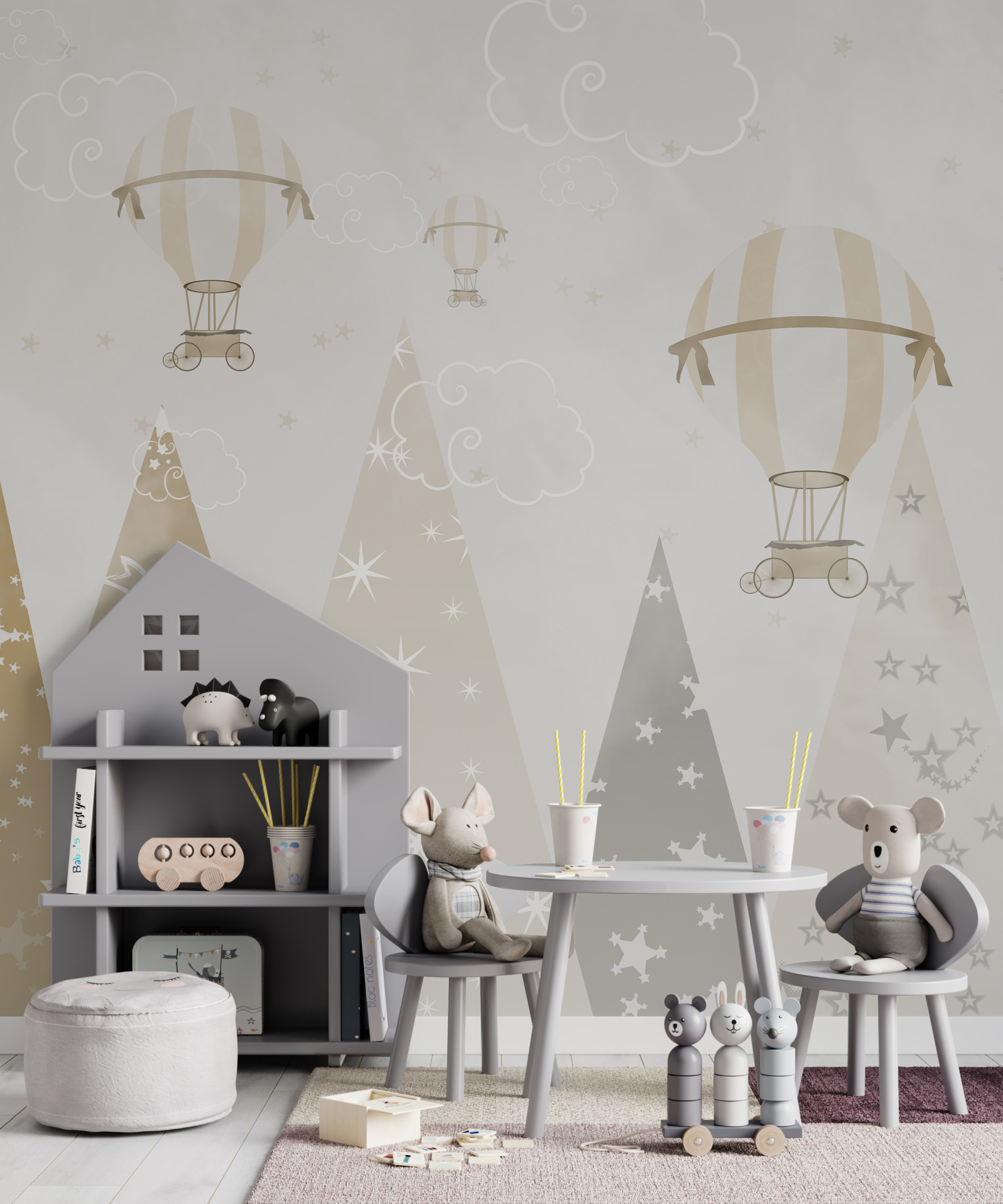 Foto murale Majat e pjerrëta