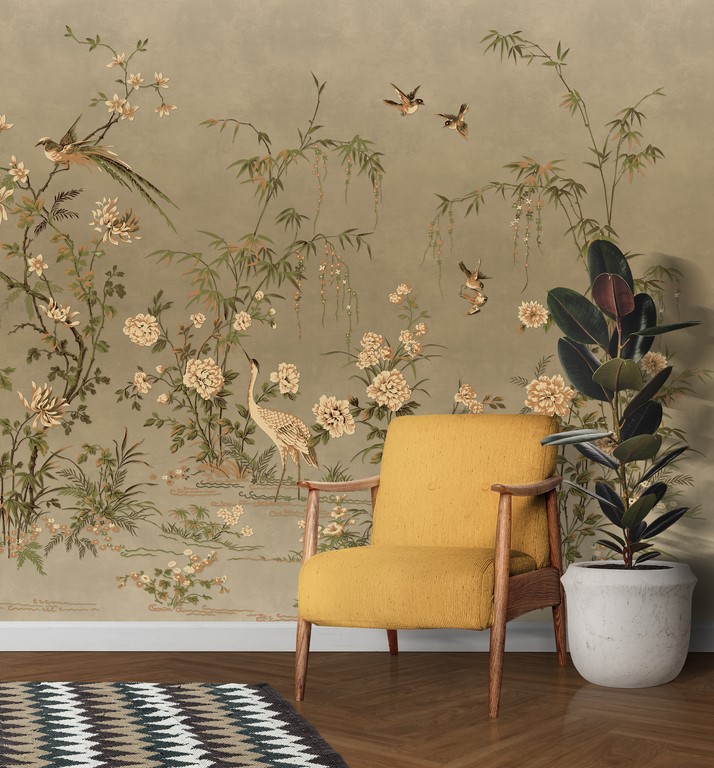 Foto murale Bota e Zogjve Japonezë