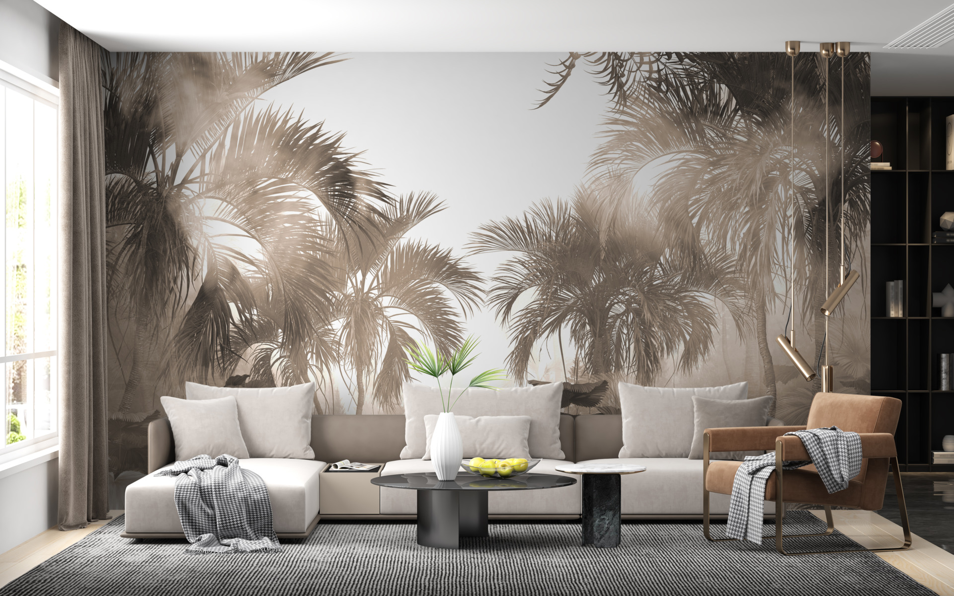 Foto murale Dritë në Xhungël