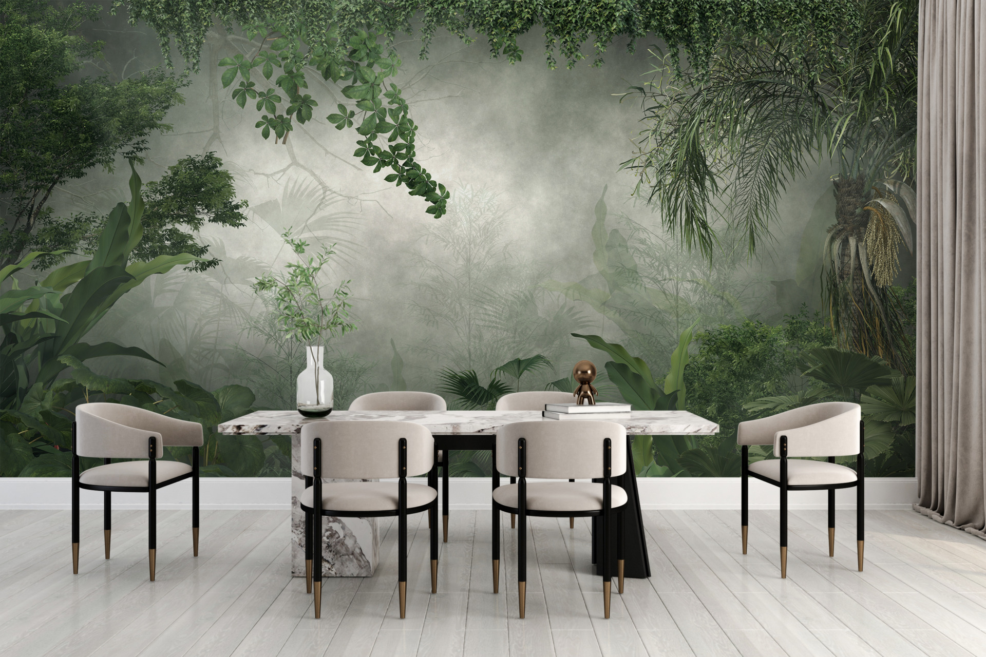 Foto murale Dritë në Tunelin e Gjelbër