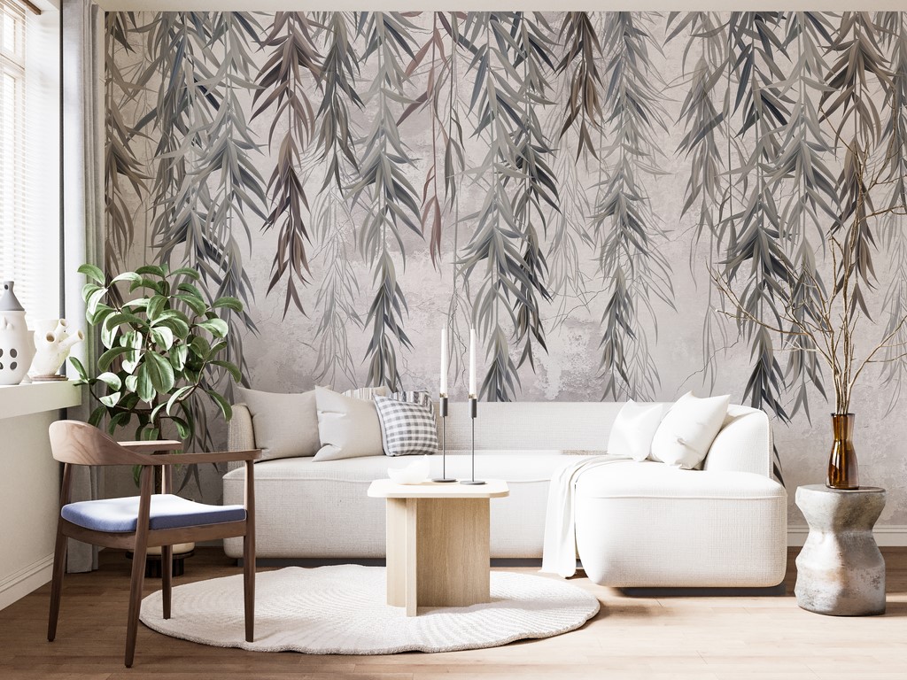 Foto murale Degët e Shelgut Gri