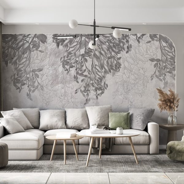 Foto murale Hedera gri