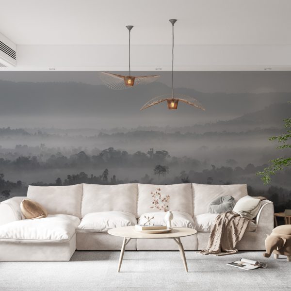 Foto murale Peizazh gri