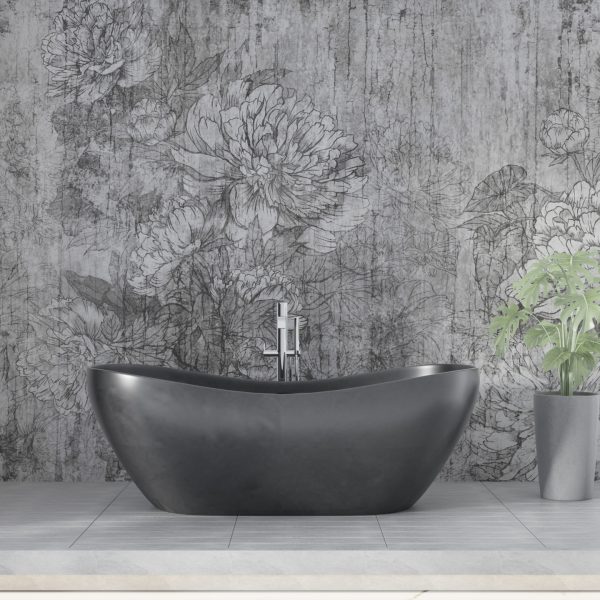 Foto murale Lule gri në mur