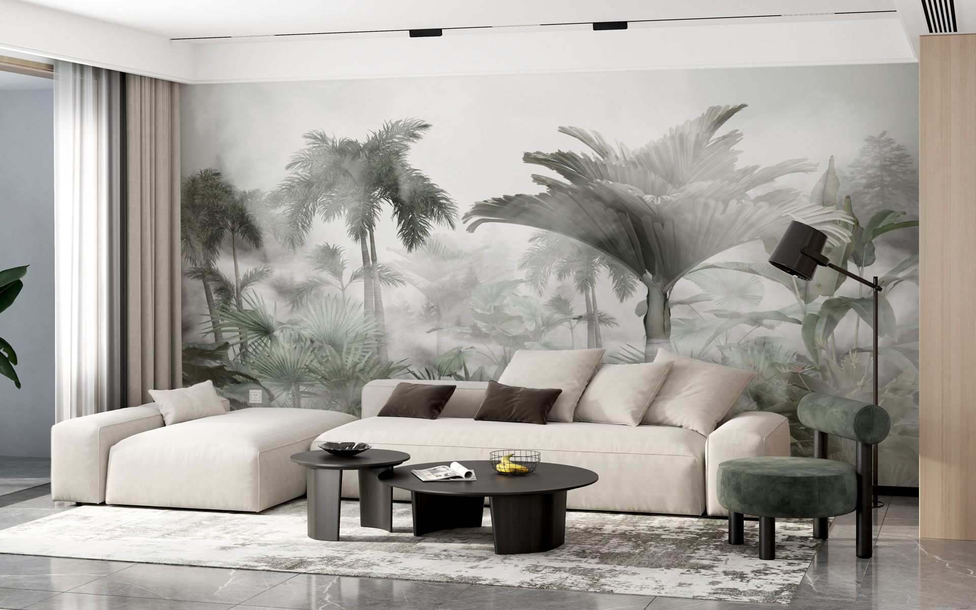 Foto murale Xhungël Misterioze