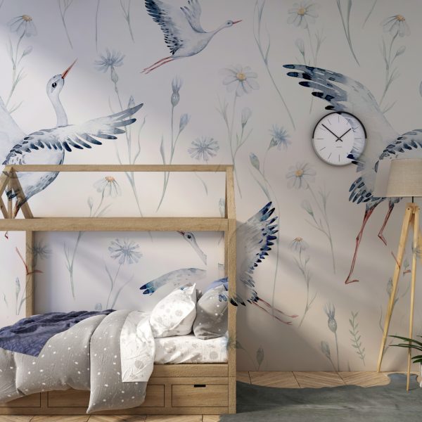 Foto murale Vallëzimi i lejlekëve