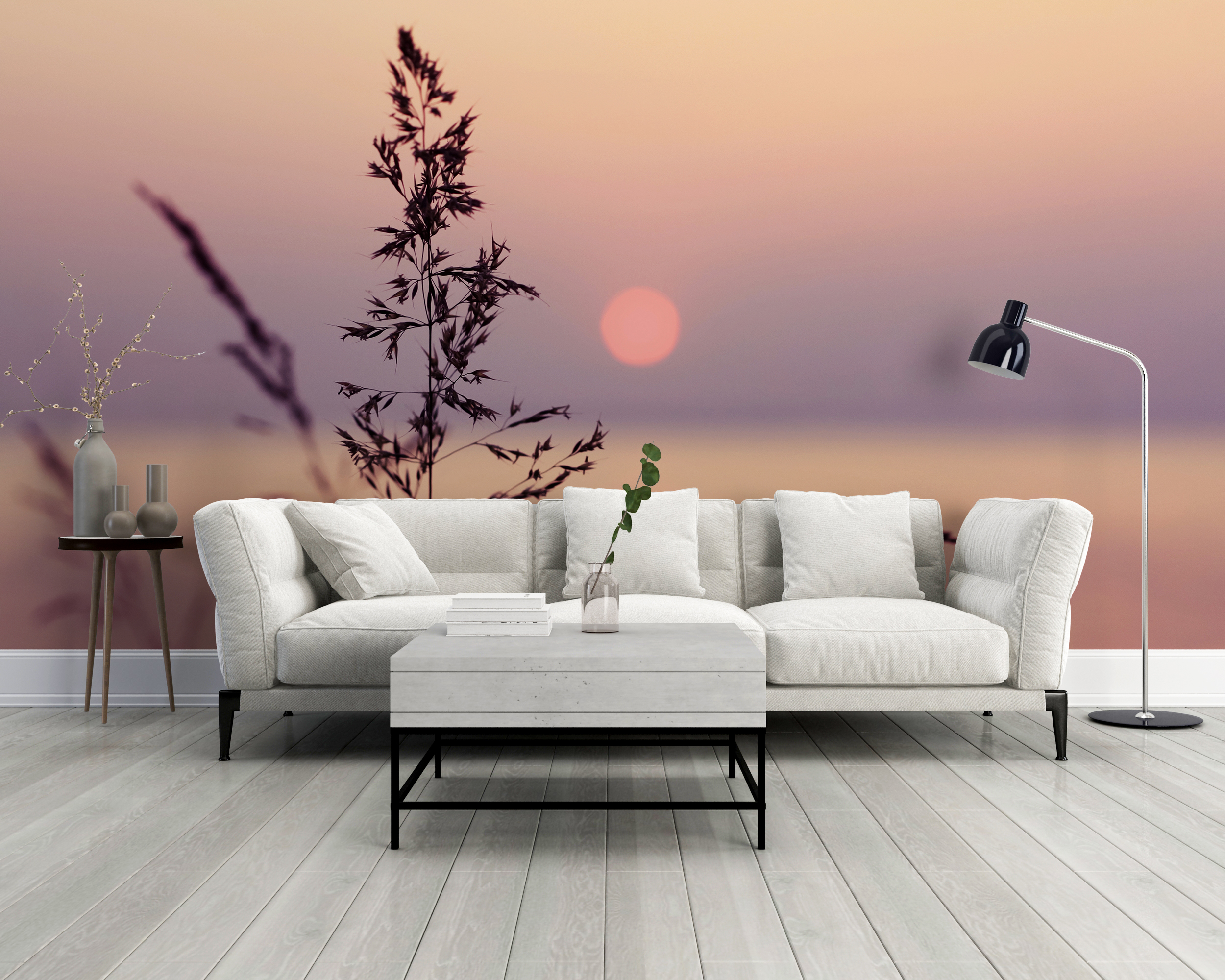 Foto murale Bari në perëndimin e diellit