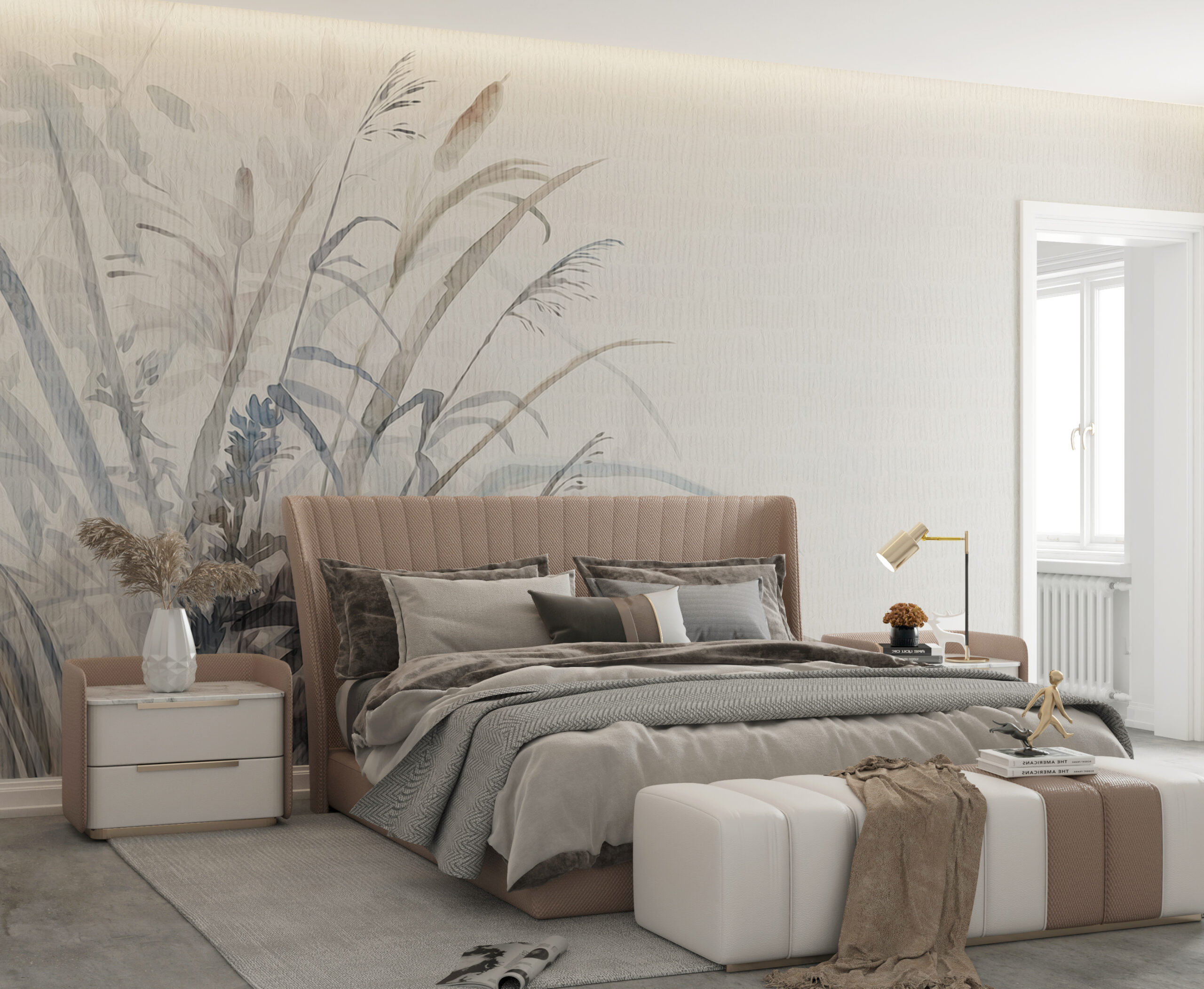 Foto murale Barërat në mjegull