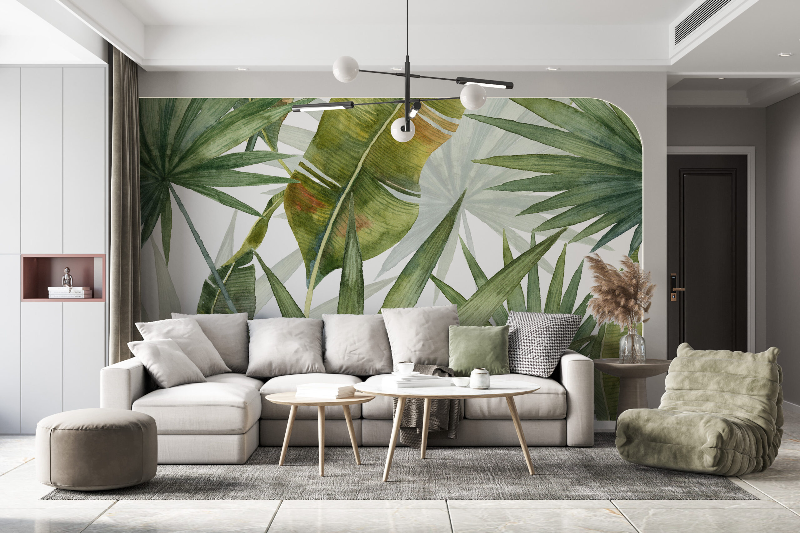 Foto murale Gjethe tropikale