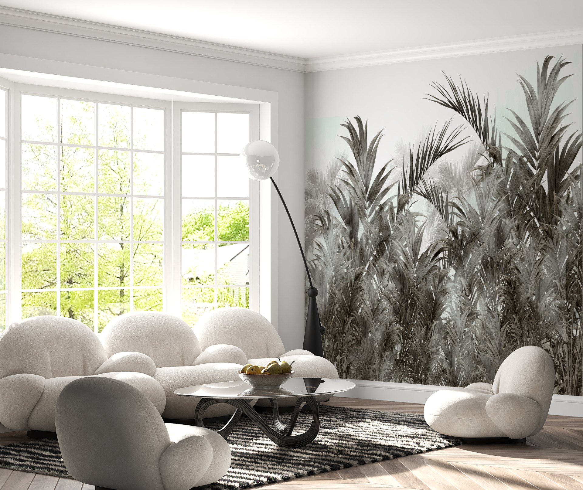 Foto murale Tropikët pa ngjyra