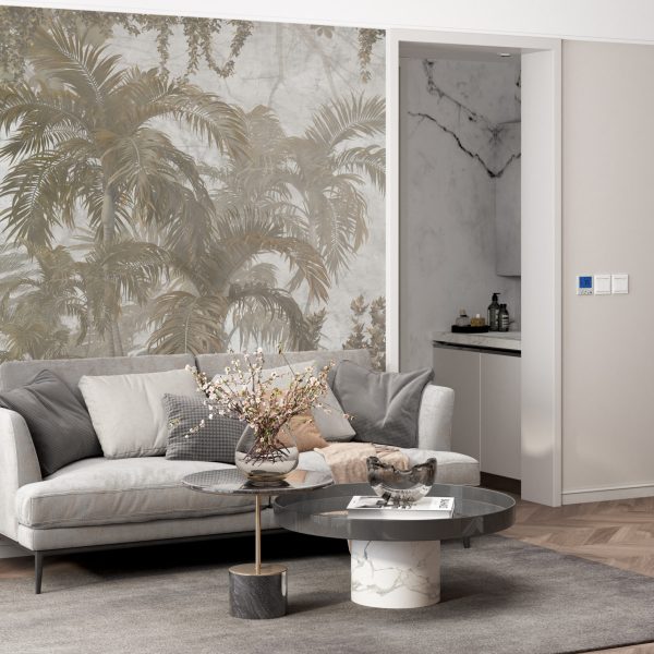 Foto murale Tropikët në Sepia