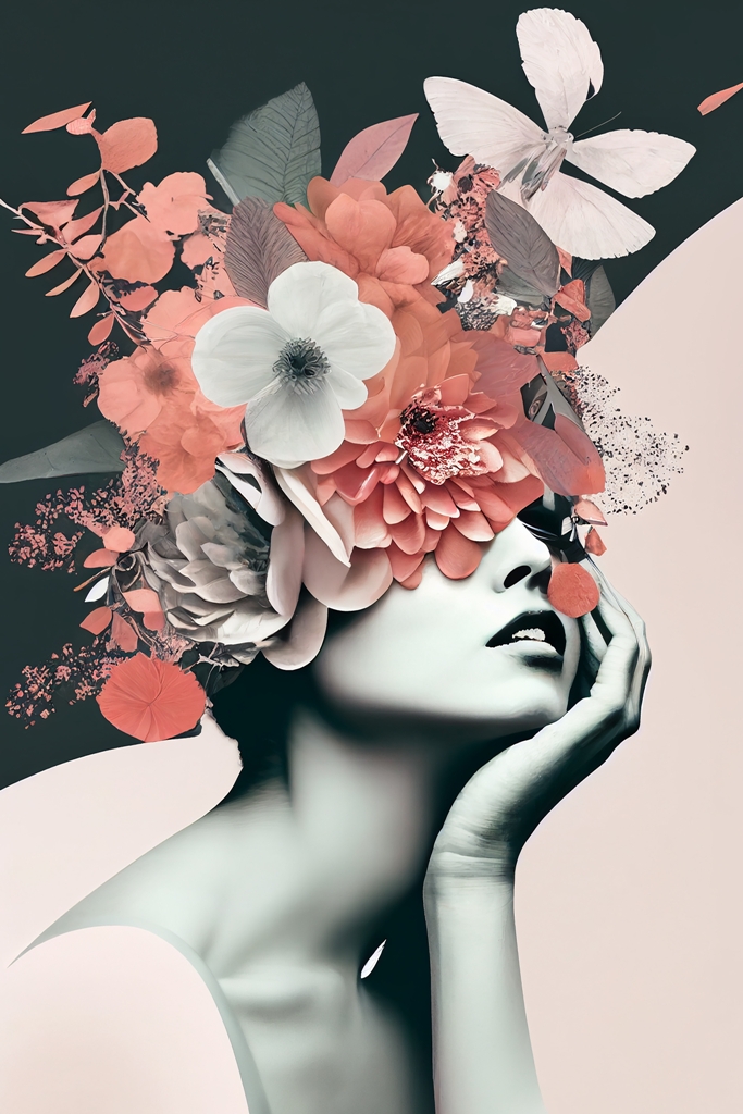 Fototapeta-Twarz-w-Kwiatach_2334175785