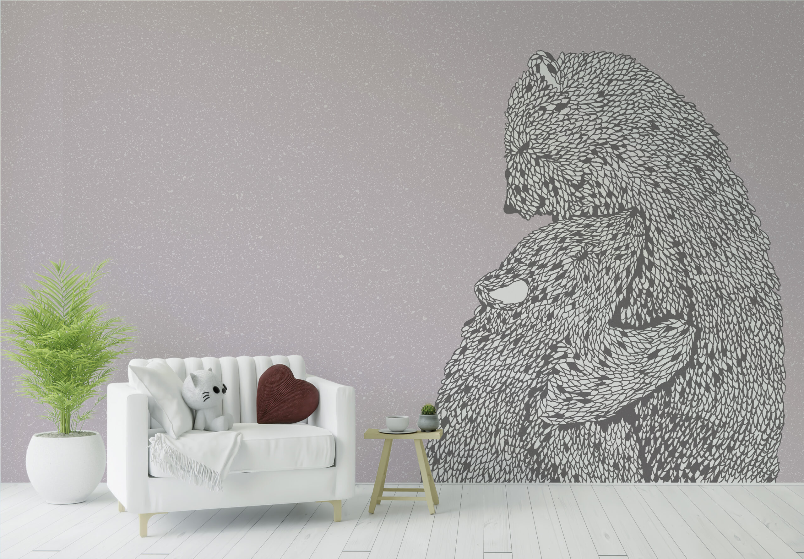 Foto murale Përqafim Ariu