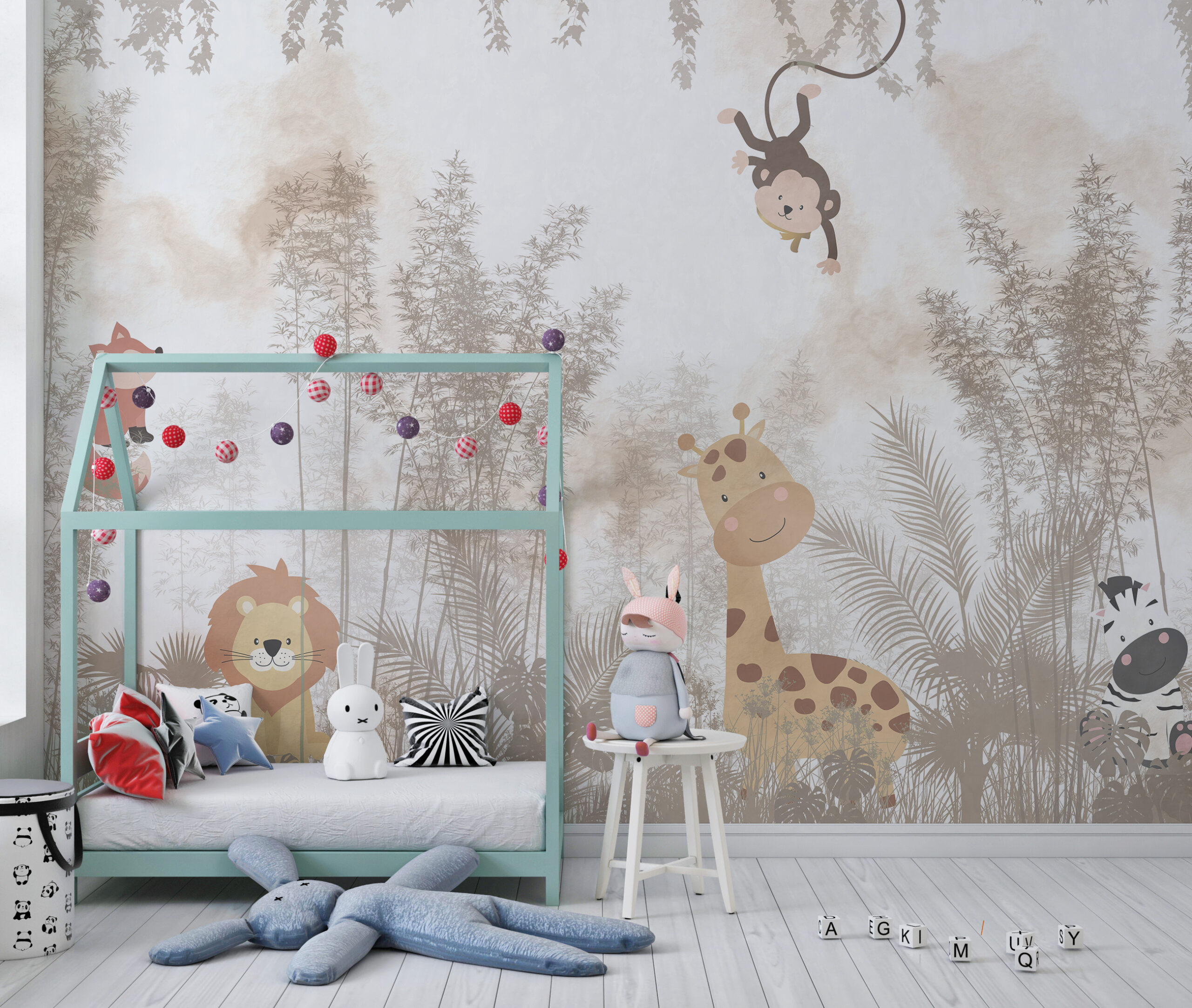 Foto murale Kafshë të qeshura