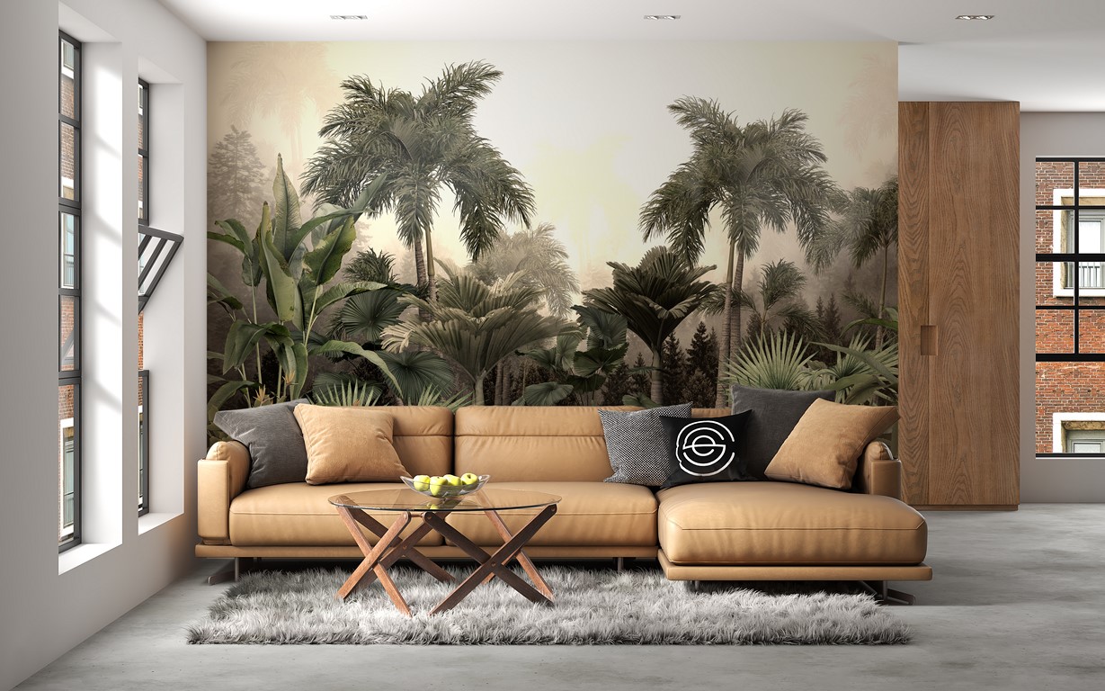 Foto murale Në shkëlqimin e bimëve ekzotike