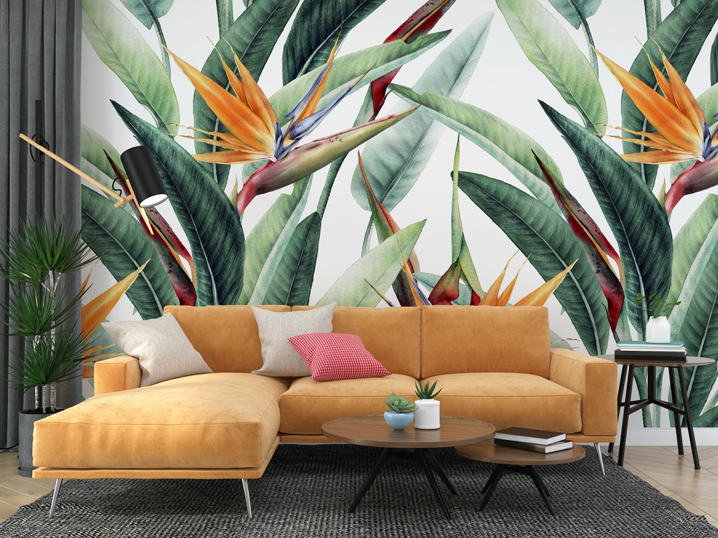 Foto murale Në një buqetë me lule ekzotike