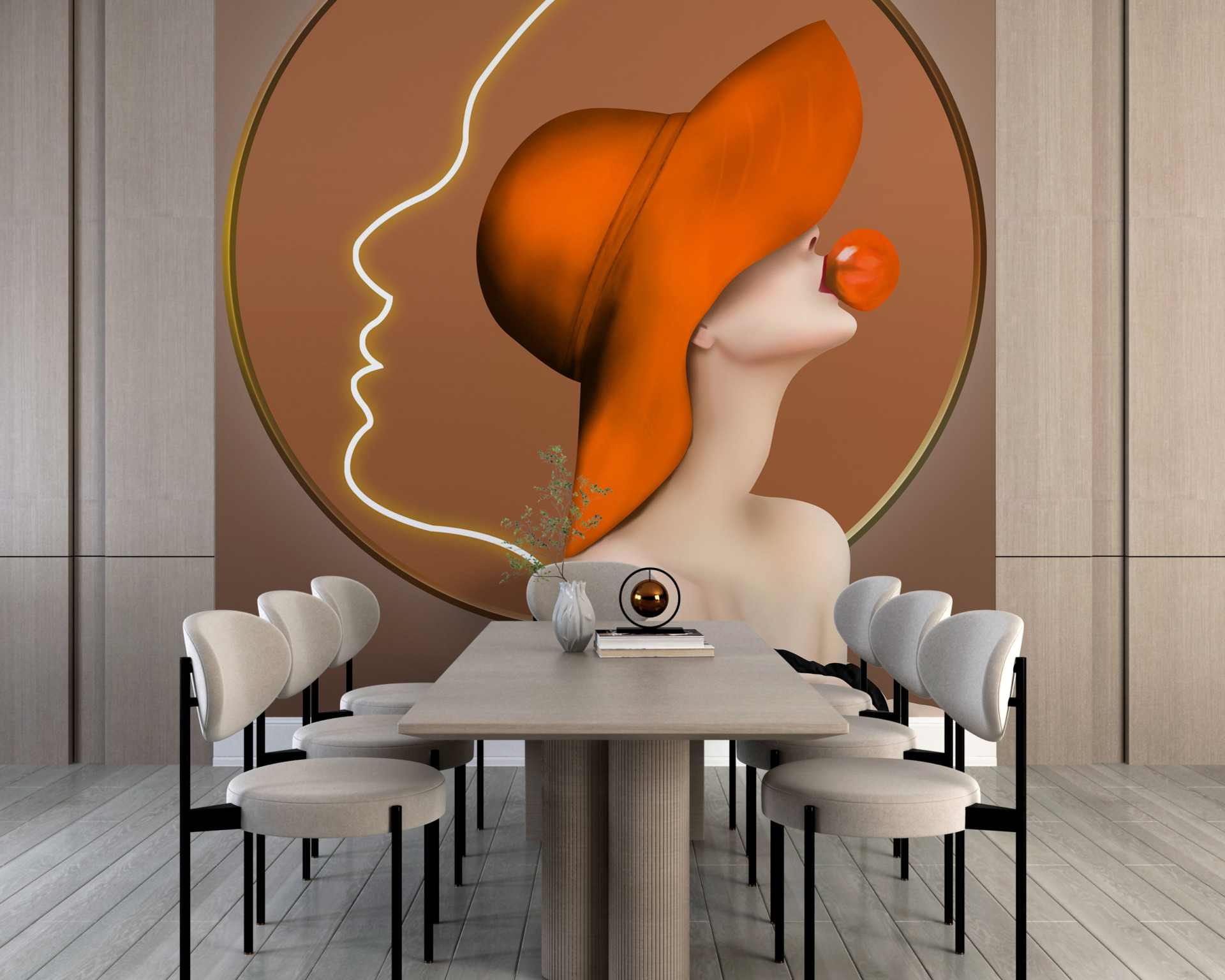 Foto murale Në Kapelen e Kuqe