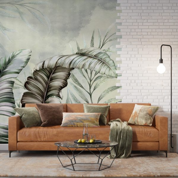 Foto murale Në shkurret e gjetheve të gjata