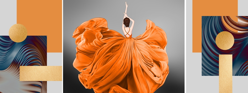 Foto murale Në një fustan të bukur - Figura 3