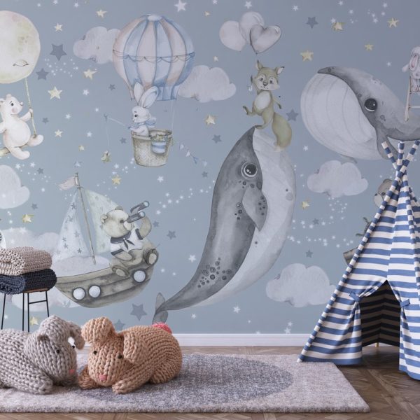 Foto murale Balenat në Retë