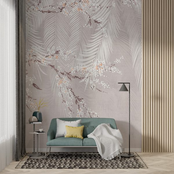 Foto murale Pranvera në gri