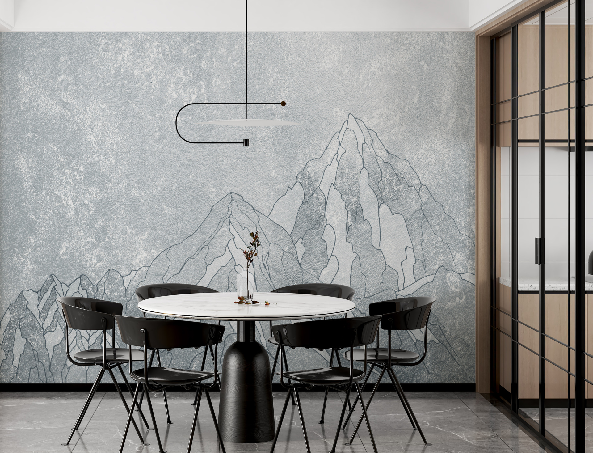 Foto murale Maja e Lartë e Malit