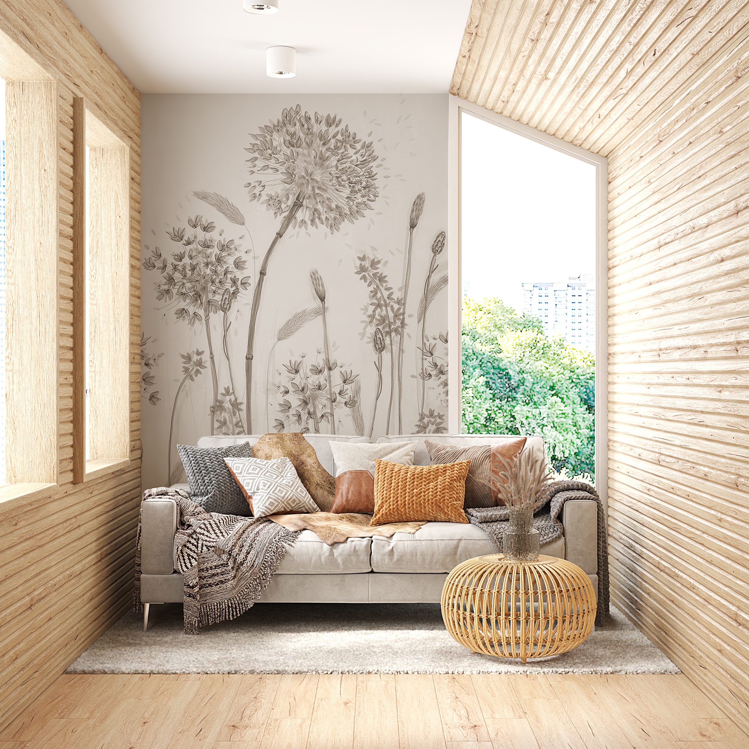 Foto murale Luleradhiqe të gjata