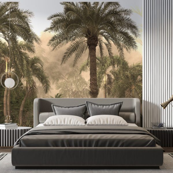 Foto murale Palma të larta në diell