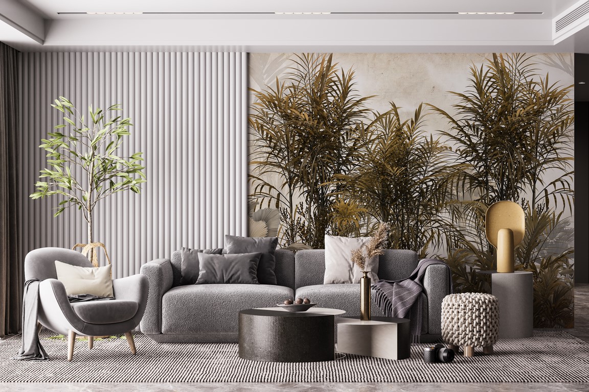 Foto murale Bimë të larta tropikale