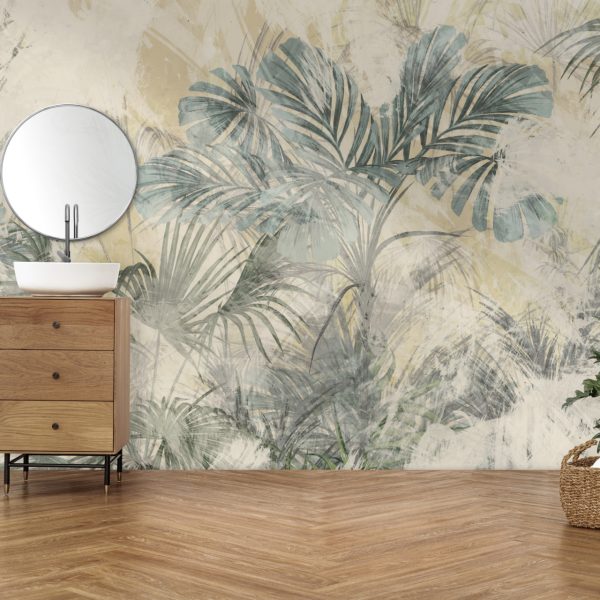 Foto murale Gjethe të pikturuara