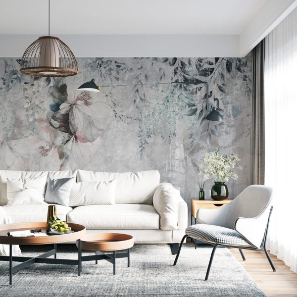 Foto murale Lule e pikturuar