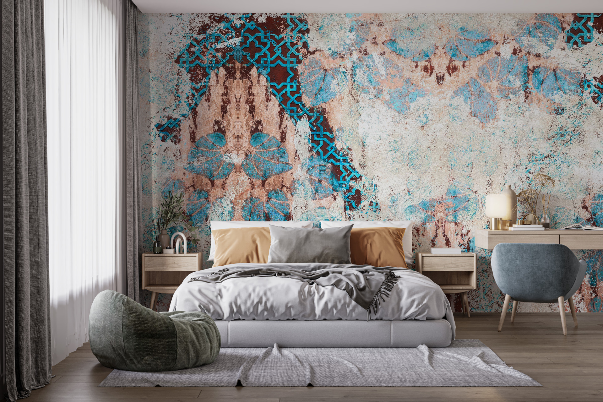 Foto murale Gjethe të zbehura