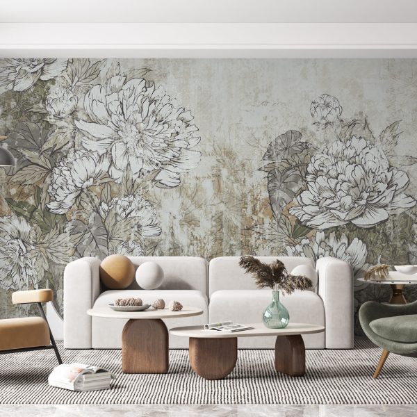 Foto murale Bozhure të zbehura