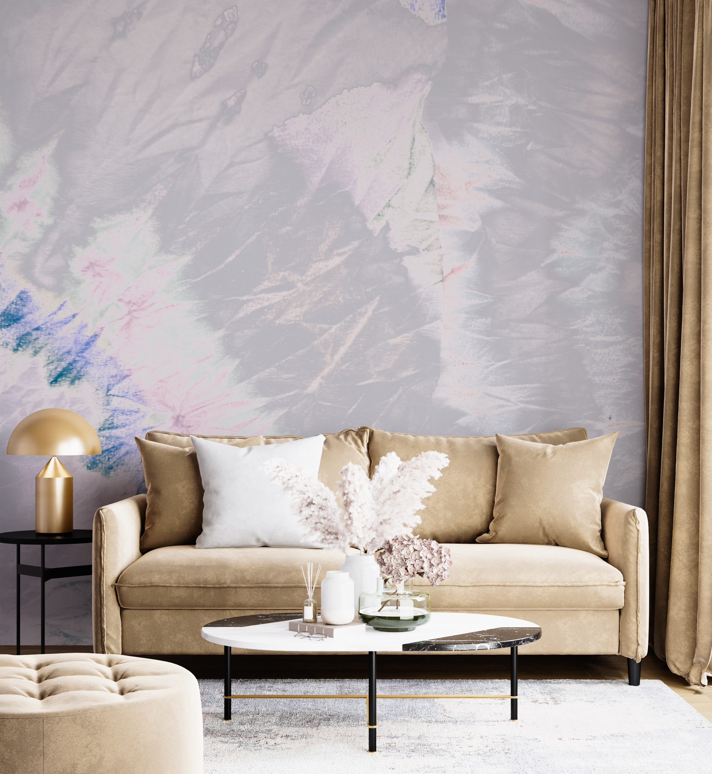 Foto murale Abstraksion i grimcuar