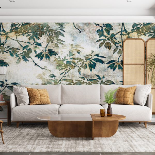 Foto murale Gjethe të vogla jeshile