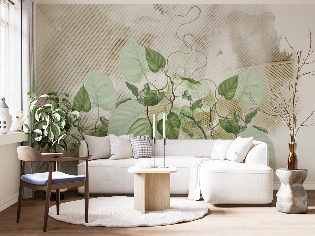 Foto murale Heddha e Gjelbër