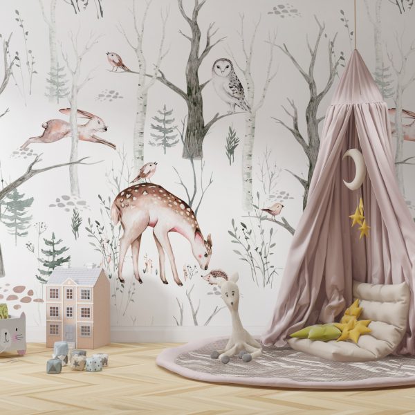 Foto murale Pyll Dimëror për Fëmijë