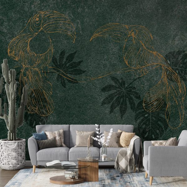 Foto murale Tukanët e Artë